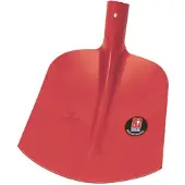 Idealspaten-bredt Ruhr-Brillant Holländer Sandschaufel rot pulverbeschichtet Dülle 3/4 gehoben ohne Stiel