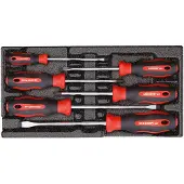 Gedore red R22150013 Schraubendrehersatz PH+SL 2/6 CT-Modul 6-teilig, 3301712