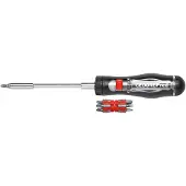 Gedore red R38920000 Knarrenschraubendreher Bit-Teleskop 1/4" 13in1