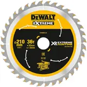 Dewalt Flexvolt Kreissägeblatt stat. 210/30mm 36WZ/FZ