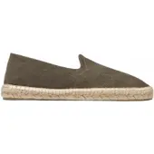 OAS Espadrilles Khaki Linen Unisex-Schuhgröße 40