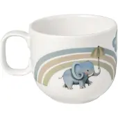 Villeroy & Boch Kindertasse Walk like an Elephant White 170ml (6er-Set)