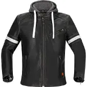 Richa Toulon 2 Motorrad Lederjacke, schwarz/braun, 62