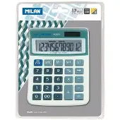 Milan Taschenrechner 40925 Blau 13 x 10 x 1,5 cm