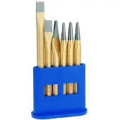 Rennsteig Werkzeuge Werkzeugsatz Chrom Vanadium Stahl 6tlg. Lufthärtestahl im Kunststoff-Halter - R421 000 0