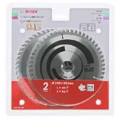 Bosch Professional Optiline Holz-/multimaterial-kreissägeblatt 190x30 Mm 2 Einheiten