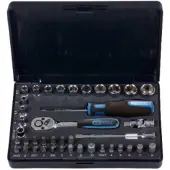 Ks Tools 1/4" CHROMEplus Steckschlüssel-Satz, 40-tlg