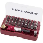 KRAFTWERK Bit-Box mit Kegelsenker-Bit, 33-tlg.