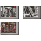 Gedore red R21010004 Werkzeugsatz 3x CT-Module 129-teilig, 3301679