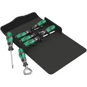 Wera Kraftform 300/7 Set 3 Schraubendrehersatz Kraftform Plus, 7-teilig