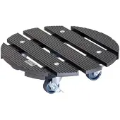 WAGNER System Multi Pflanzenroller aus WPC, anthrazit, Ø ca. 29 cm