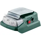Metabo PowerMaxx PA 12 LED-USB, Ladegerät, Lithium-Ion (Li-Ion), 12 V, , Schwarz, 2 A