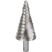 Bosch Stufenbohrer HSS, für Kabelverschraubungen, 6 - 37 mm, 10 mm, 93 mm, 12 Stufen