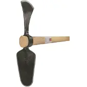 Ideal Office Wiedehopfhacke mit Ovalblatt geschmiedet ovales Auge Eschenstiel 105 cm