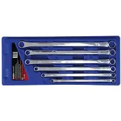 Ks Tools 518.0800, Chrom-Molybdän-Stahl, Silber, 10x11,12x14,13x15,16x18,17x19,22x24, 6 Stück(e)