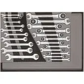 Gedore red R22350006 Schraubenschlüsselsatz 1/1 CT-Modul 22-teilig, 3301687