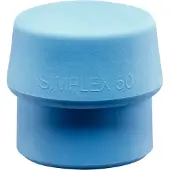 HALDER Schonhammerkopf SIMPLEX, TPE-soft, Kopf-Ø 80 mm, blau, weich, für empfindliche Materialien