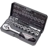 KRAFTWERK Steckschlüssel-Satz, Basic, 1/4", 26-tlg.