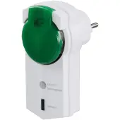 Hama 00121954, IP44, Grün, Weiß, 1 AC-Ausgänge, 3500 W, 230 mm, 140 mm