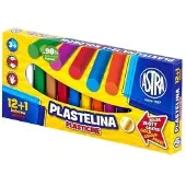 Astra Plastilin 12+1 Farben