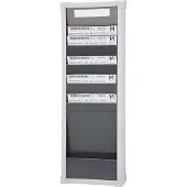 Eichner Karten-Sortiertafeln 9219 Serie, ideal für DIN A4, 1-spaltig, H 750 x B 260 mm