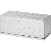 Pricenet Werkzeugkasten Aluminium für Anhängerseite 600 x 250 x 250 mm