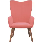 The Living Store Relaxsessel Rosa Samt