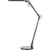 Beliani LED Schreibtischlampe Schwarz Aluminium 80 cm Hoch Verstellbar Modernes Design Minimalistisch für Büro Home Office Arbeitszimmer Schreibtisch
