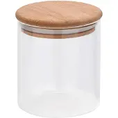 vidaXL Vorratsgläser mit Bambusdeckel 10 Stk. 600 ml