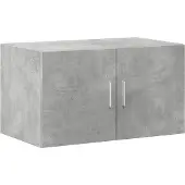 vidaXL Wandschrank Betongrau 70x42,5x40 cm Holzwerkstoff