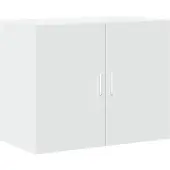 vidaXL Wandschrank Weiß 80x42,5x64 cm Holzwerkstoff