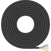 Aisens A135-0675, 100 m, Cat6, U/UTP (UTP), Schwarz