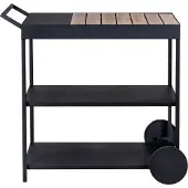 Wenko Servierwagen Miro Black Outdoor Kitchen