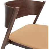 Hubsch Schräger Loungesessel dunkelbraun