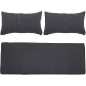 Bloomingville Blooming Ville Mundo Kissen Bezug (ohne Füllung) | Grau | Polyester | 82055543