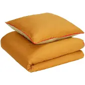 Hubsch Aki Bettwäsche 60/200 Orange/grün | 061401