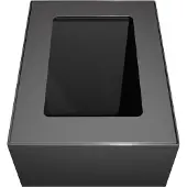Vepa Bins Deckel für modulares Abfalltrennsystem 60 L, pulverbeschichteter Stahl, B 255 x T 330 x H 20 mm, dunkelgrau