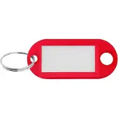 Combicraft Schlüsseletikett 48x22mm Rot- 100 Stück