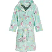 Playshoes Fleece-Bademantel Einhorn in mint | Gr.: 98/104