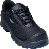 Uvex Sicherheitsschuh "3 MACSOLE Halbschuh" Gr. 44, schwarz (schwarz, blau), 44, Obermaterial: 100% Rindsleder Leather cow., Schuhe, Sicherheitsschuh