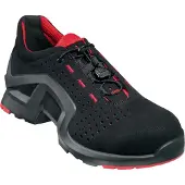 Uvex 8512, Unisex, Erwachsener, Sicherheitsschuhe, Schwarz, Grau, Rot, FO, S1, Schnürverschluss
