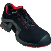 Uvex 85162, Unisex, Erwachsener, Sicherheitsschuhe, Schwarz, Rot, ESD, S3, SRC, Speed-Schnürsenkel