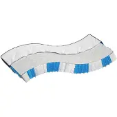 vidaXL Matratze Taschenfederkern Mittelfest 140x190 cm