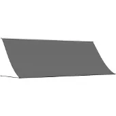 vidaXL Markise Einziehbar Anthrazit 350x150 cm Stoff und Stahl