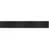 vidaXL Teppich Rechteckig Schwarz 70x500 cm Bambus