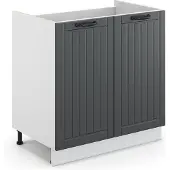 Vicco Waschbeckenunterschrank Fame-Line Anthrazit 80 x 82 cm ohne Arbeitsplatte, Model 43553