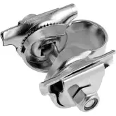 Brooks Sattelkloben 1 Streben B17 Flyer, Silber Clamp 7/8"22,2mm