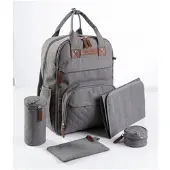 2hearts Wickelrucksack Functional, grau