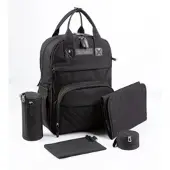2hearts Wickelrucksack Functional, schwarz
