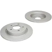 Delphi Bremsscheiben BG4386C hinten, voll, 2 Stück